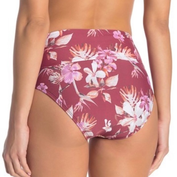 NWOT Athena Kailua High Waist Floral Bikini Bottom 6 - Picture 8 of 8